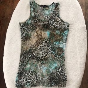 VIOLA Sheer Printed Top